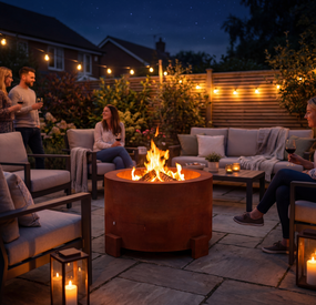 Corten Steel Fire Pit